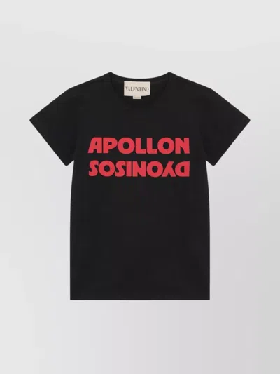 VALENTINO APOLLON DIONYSOS GRAPHIC PRINT CREW NECK T-SHIRT