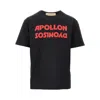 Valentino Garavani Printed Cotton T-shirt In Black