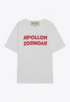 Valentino Dyonisos Apollon Print T-shirt In White
