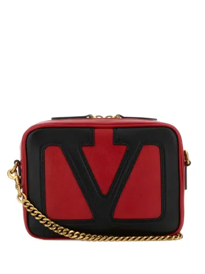 Valentino Garavani Superstar Chain Belt Bag In Red