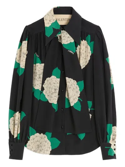 VALENTINO APRES L'HIVER FLORAL-PRINT SHIRT