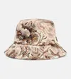 Valentino Apres L'hiver Jacquard Bucket Hat In Pink