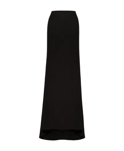 Valentino Asymmetrical Skirt In Black