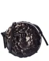 Valentino Atelier 03 Rose Edition Leather Shoulder Bag In Black