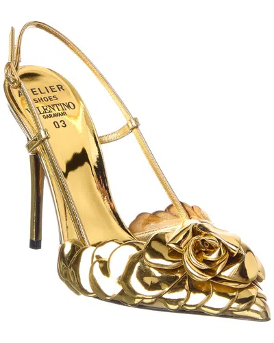 Valentino Garavani Valentino Atelier Leather Pump In Multi