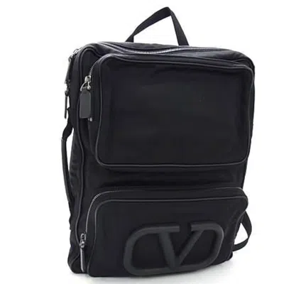 Pre-owned Valentino Garavani Backpack Handbag Shoulder Bag Sling Bag () In Black