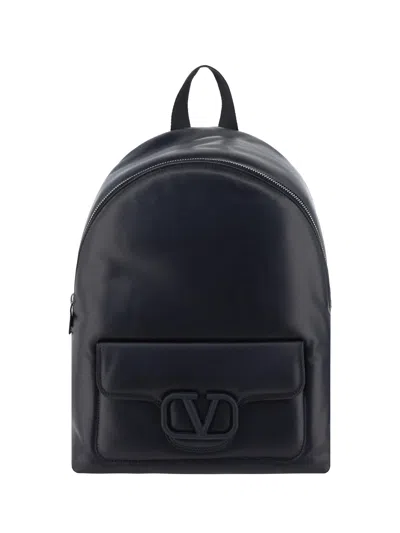 Valentino Garavani Backpack In Nero