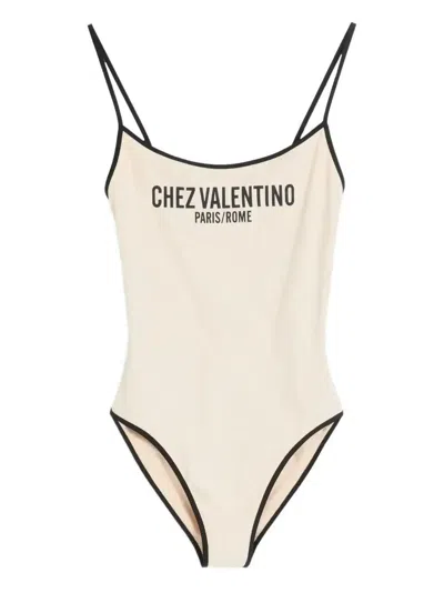 Valentino Logo-print Swimsuit