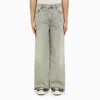 Valentino Men's Baggy/loose Jeans With V Detail
