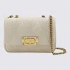 Valentino Garavani White Leather Quiltie 67 Shoulder Bag