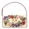 Valentino Vain Soft Leather-trimmed Embellished Canvas Shoulder Bag In Multi