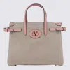 Valentino Garavani Beige Cotton Antibes Tote