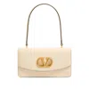 Valentino Garavani  Garavani Vain Bag With Handle In Shiny Calfskin Woman Butter Uni In Neutral