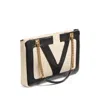 Valentino Butter White Viva Superstar Small Shopping Bag In Multi