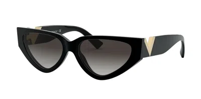 Pre-owned Valentino Balenciaga Bb0271s Black/grey (001) Sunglasses In Gray