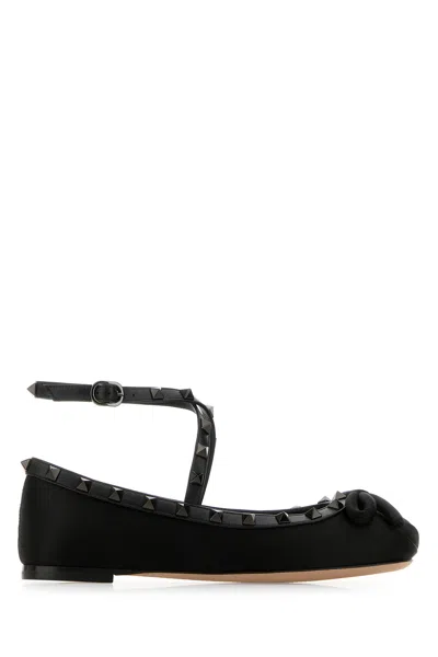 Valentino Garavani Ballerine-36 Nd  Female In Black