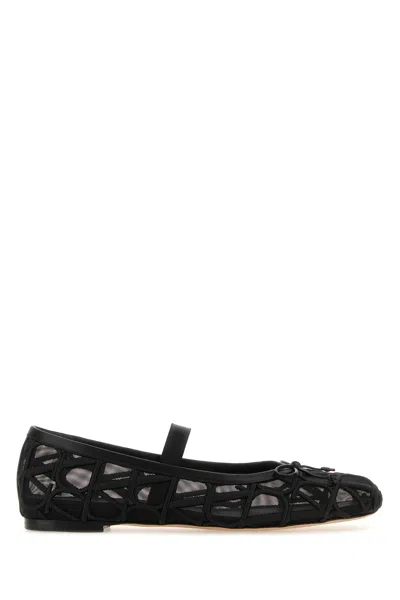 Valentino Garavani Flats In Black