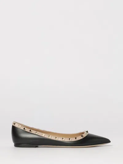 Valentino Garavani Ballet Flat Woman  In Black