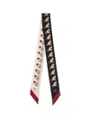 Valentino Bandeaux Scarf In Black