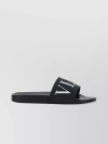 Valentino Vltn Rubber Slides In Black