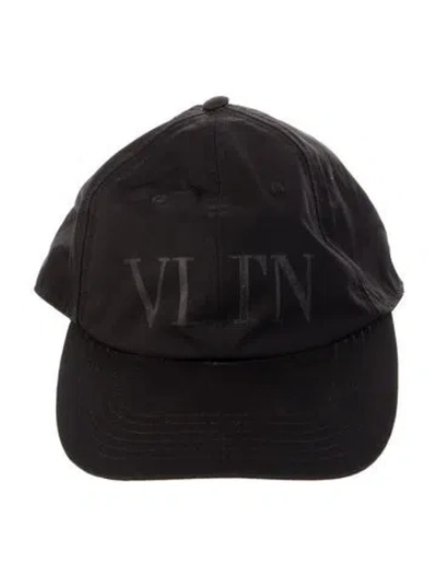 Pre-owned Valentino Garavani Baseball Cap In Black