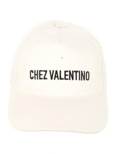 Pre-owned Valentino Garavani Baseball Cap In Black/neutrals
