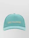 Valentino Light Blue Cotton Baseball Cap