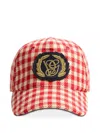 Valentino Garavani Garavani Baseball Cap In Cotton And Wool With Patch