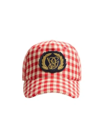 VALENTINO GARAVANI VALENTINO GARAVANI BASEBALL CAP IN COTTON AND WOOL WITH PATCH