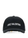 Valentino Chez  Cotton Baseball Cap With Embroidery