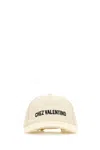 Valentino Garavani Ivory Cotton Baseball Cap With Adjustable Embroidered Logo
