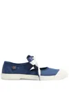 Valentino Bay By Bay Canvas Ballerina Sneaker In Blue