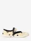 Valentino Bay By Bay Ballet Flats Sneakers In Cream