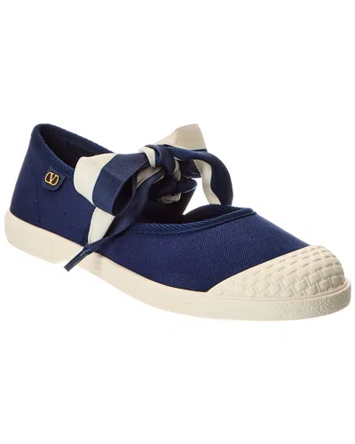 VALENTINO GARAVANI VALENTINO BAY BY BAY CANVAS BALLERINA SNEAKER