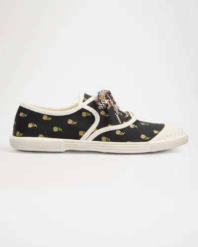 VALENTINO GARAVANI BAY BY BAY FLORAL LOW-TOP SNEAKERS