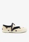 Valentino Bay By Bay Polka Dot Ballet Sneakers In Neutral
