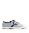 Valentino Garavani Bay By Bay Bicolor Canvas Low-top Sneakers In White