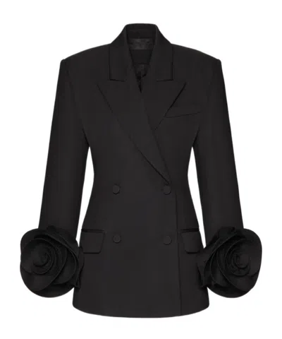 Valentino Grisaille Jacket In Black