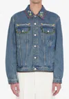 Valentino Denim Jackets Embroideries