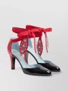 Valentino Garavani Foliefoliage Sandal With Color-block Design And Beaded Accents