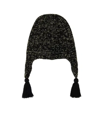 VALENTINO GARAVANI VALENTINO TASSEL DETAILED KNITTED BEANIE