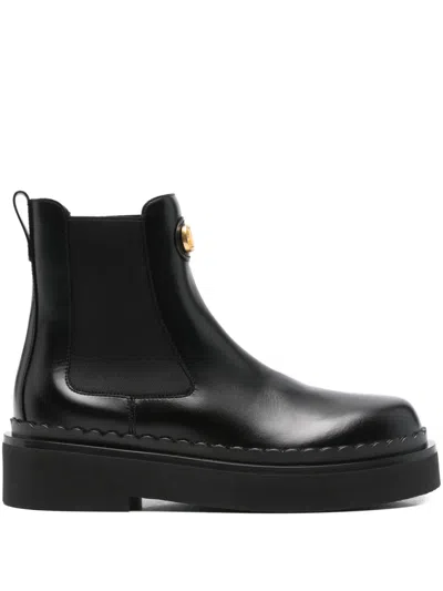 Valentino Garavani Beatle Chelsea Boots In Black
