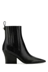 Valentino Vlogo Ankle Boots With Geometric Heel