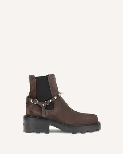 VALENTINO GARAVANI BEATLES ANKLE BOOTS WITH STUDS