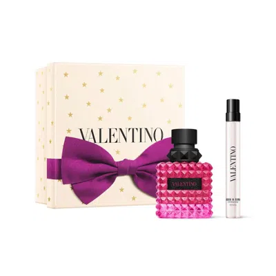 Valentino Beauty Born In Roma Donna Extradose Parfum Gift Set With Travel Spray