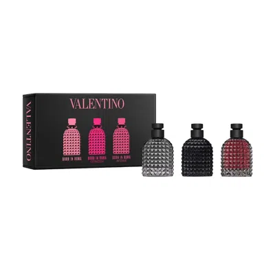 Valentino Beauty Born In Roma Uomo Mini Trio Fragrance Discovery Set
