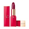 Valentino Beauty Rosso Refillable Lipstick In 505r Fearless Violet Satin