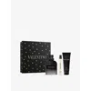 Valentino Beauty Womens Born In Roma Uomo Eau De Parfum And Shower Gel Gift Set In Black