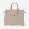 Valentino Beige Canvas Tote In Beige