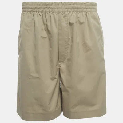 Pre-owned Valentino Beige Cotton Shorts M In Brown